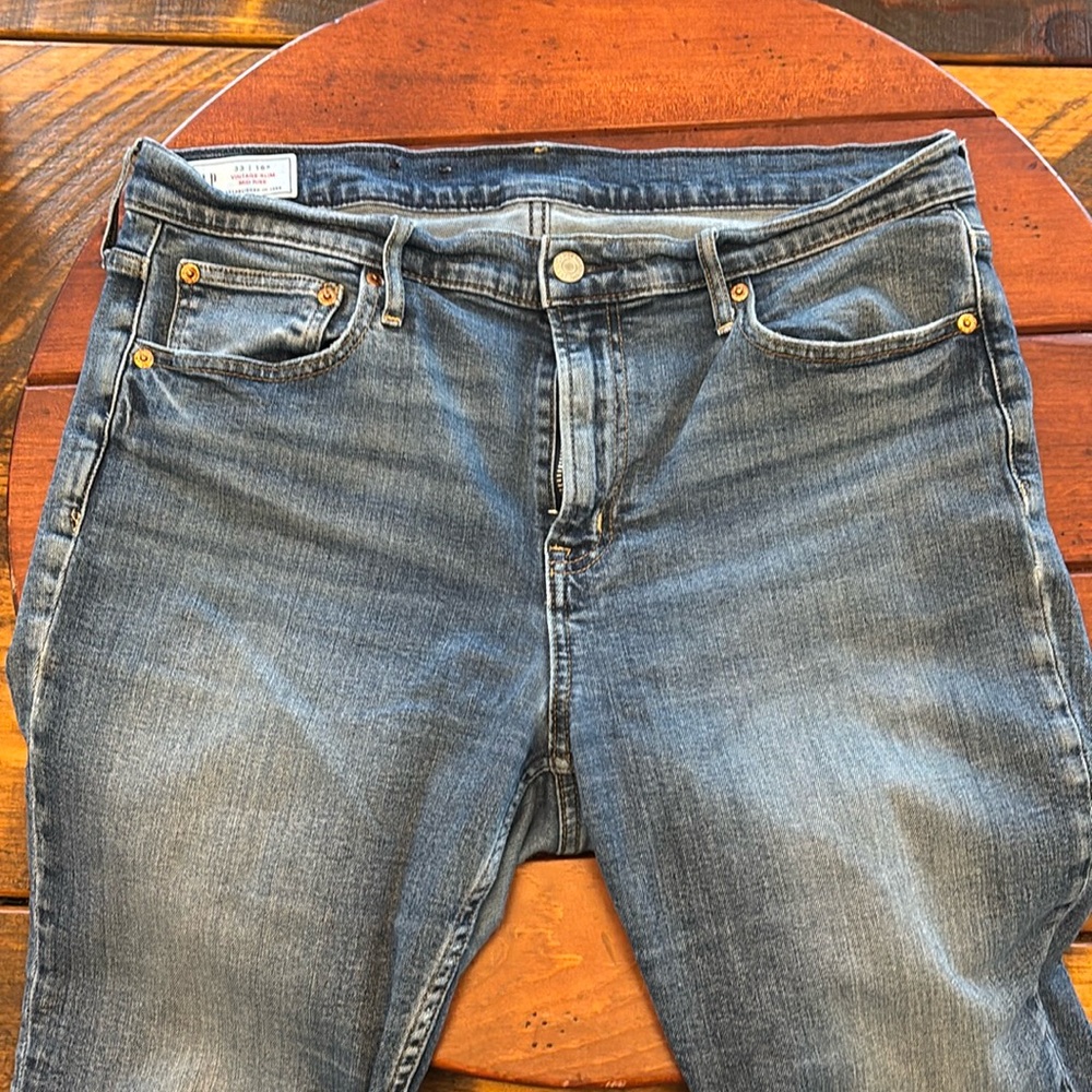 Gap Vintage Slim Mid rise size 16/33 regular ankle